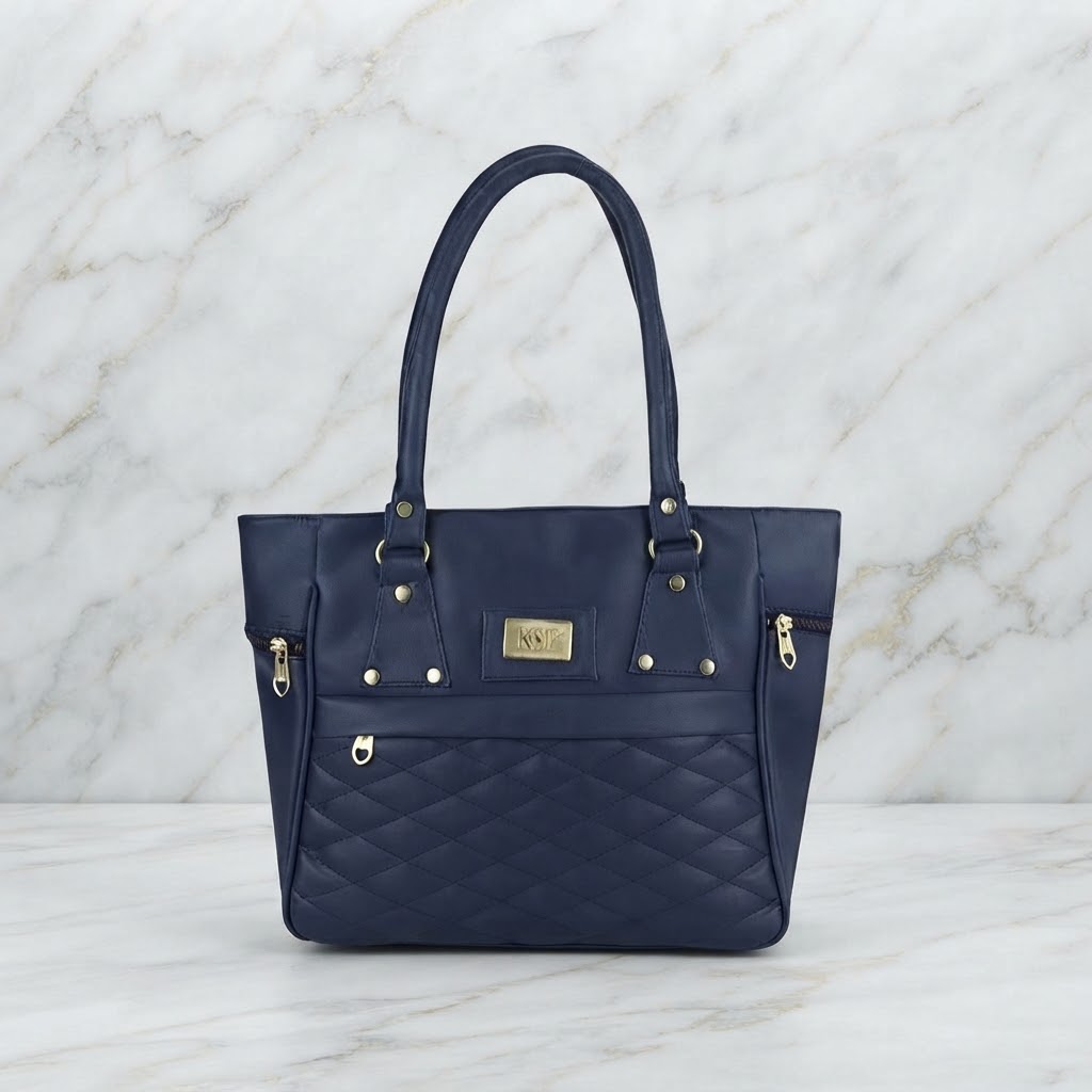 Women Blue Handbag Blue Ladies