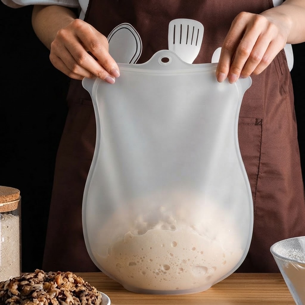 Atta Kneading Dough Maker Bag Silicone Detachable Dough Maker Bag