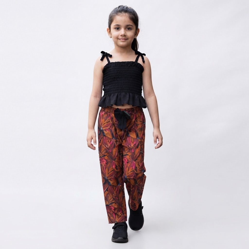 Girls Top with Trousers 1 Year to 10 Years