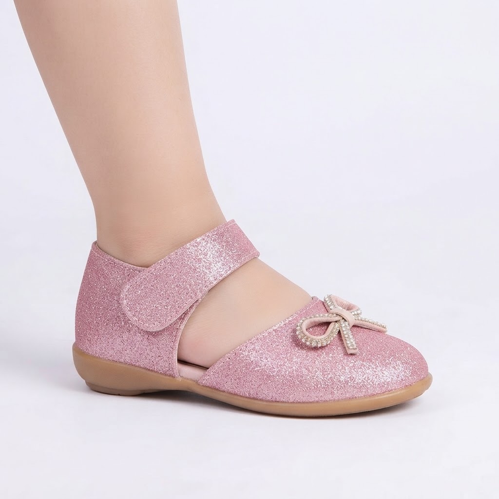Kids sandal and bantoo for girls Trendy sandal for girls Brown