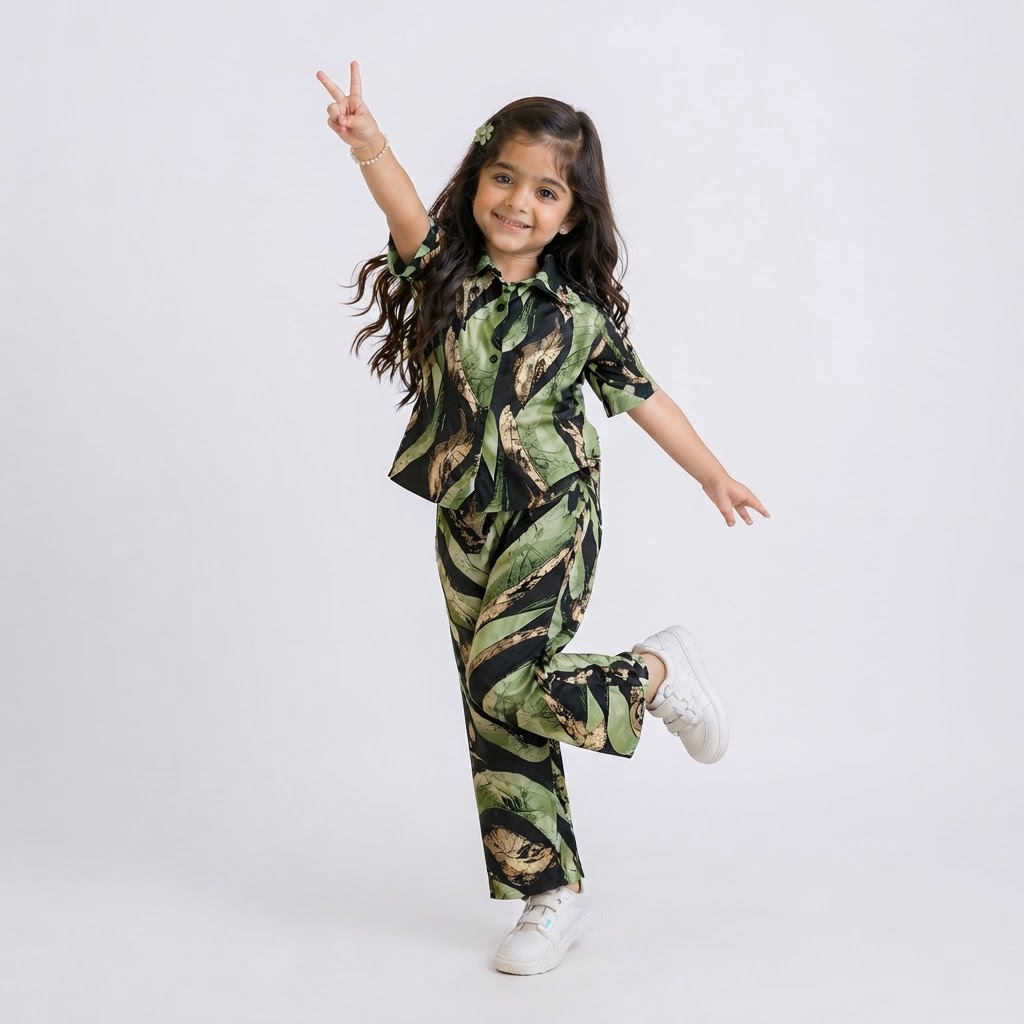 Girls Casual Shirt with Pant Size 2 Years to 12 Years