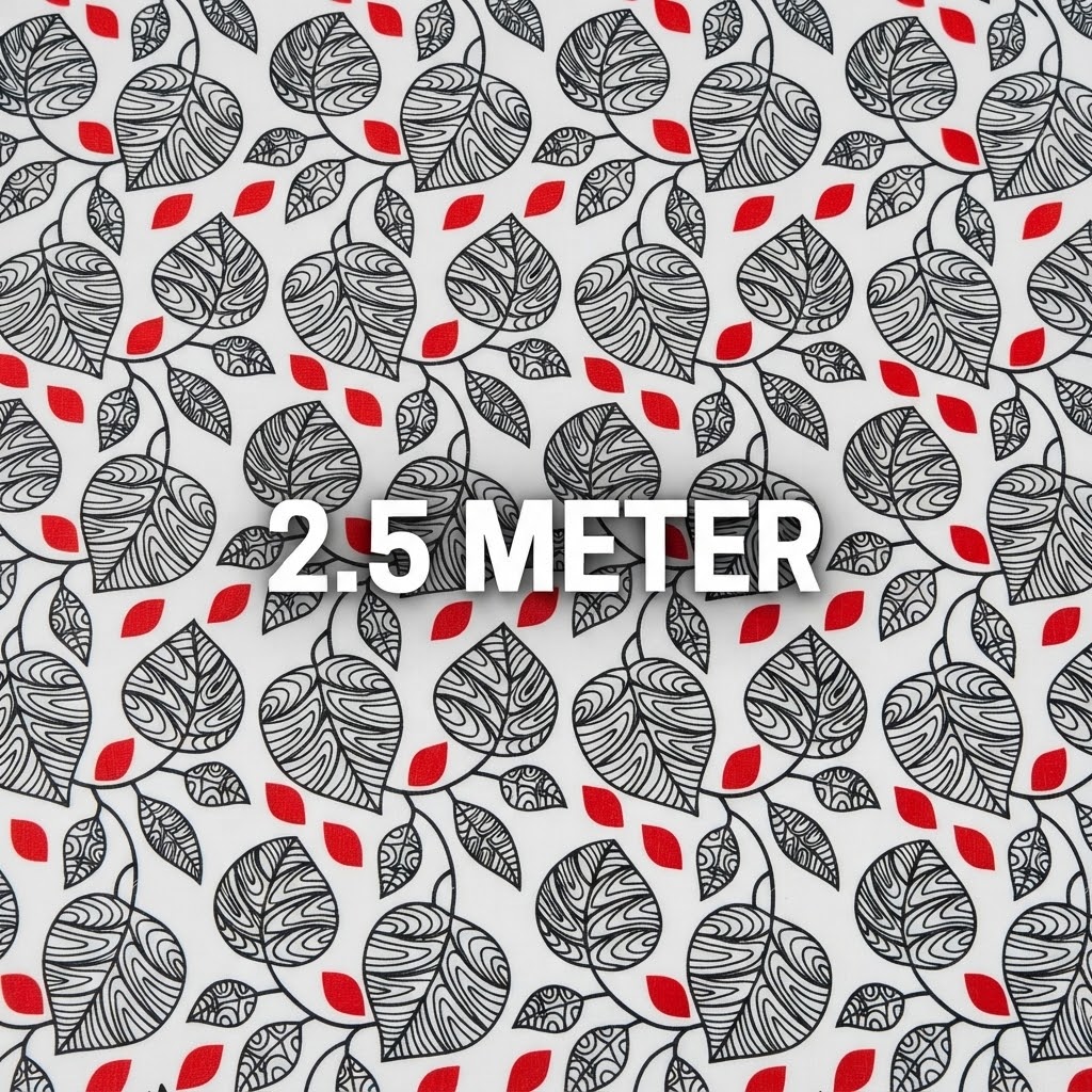 Unstitched Pure Cotton Kurta Fabric Printed 2.5 Meter Women Dress Ladies