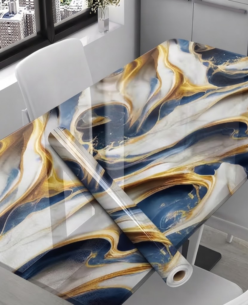 Marble Wallpaper Peel and Stick Waterproof Kitchen Countertop