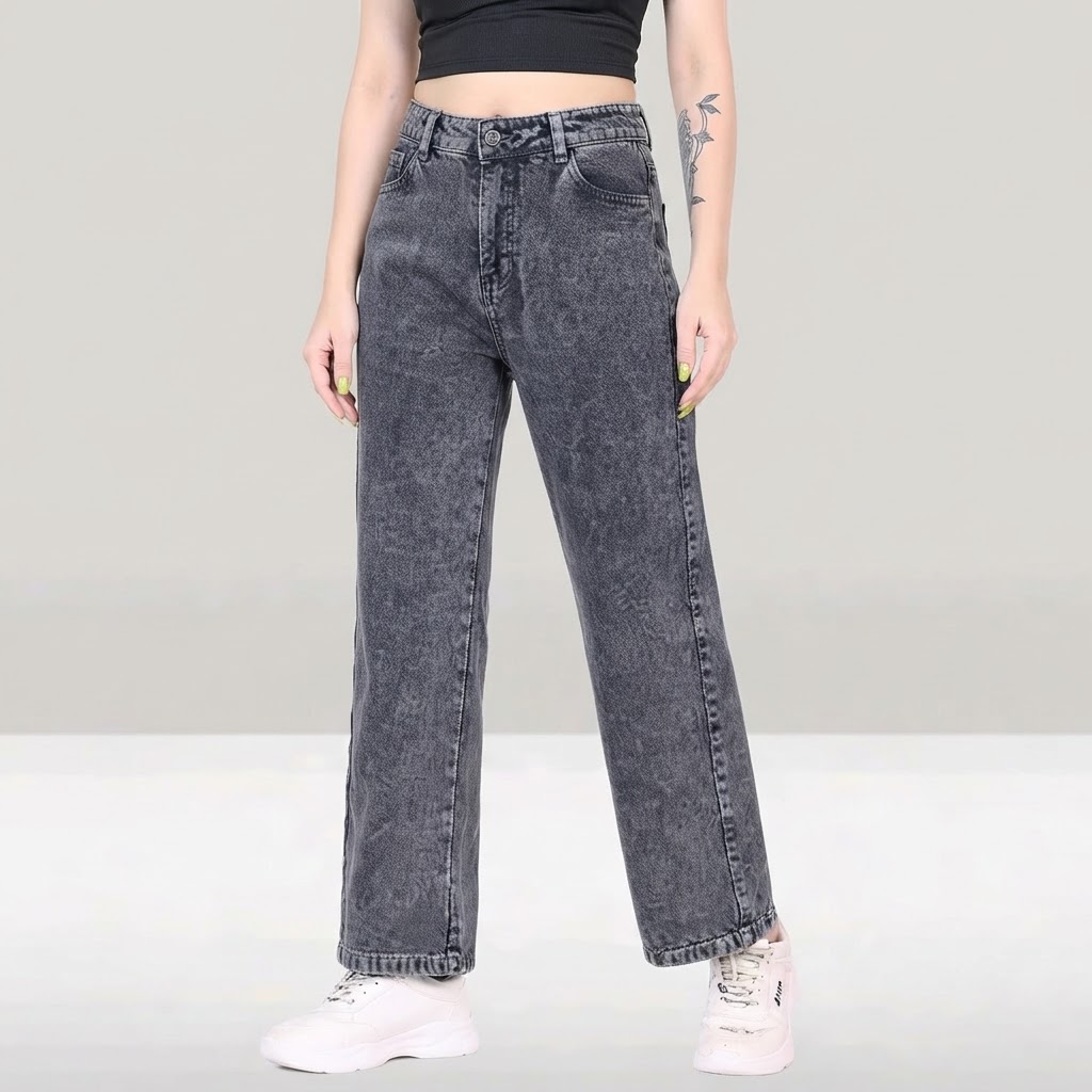 Women and girls straight fit jeans Ladies Jeans