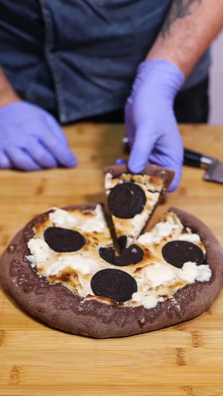 Pizza de Chocolate y Oreos