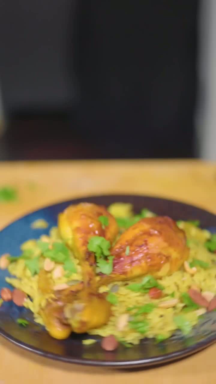 Kabsa de Pollo de Arabia Saudita