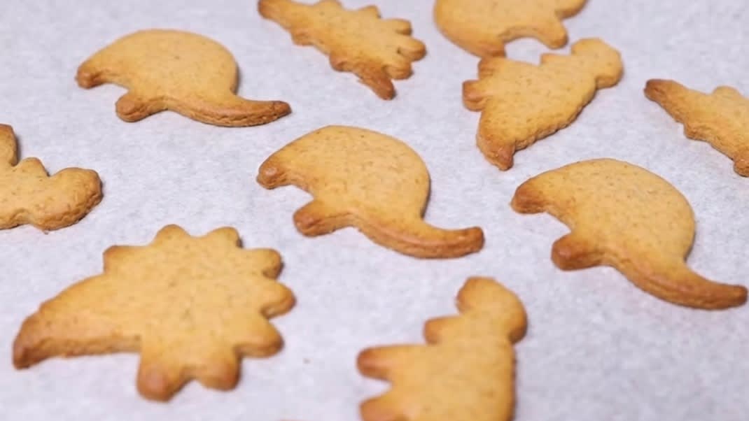 Galletas de Jengibre de Dinosaurio