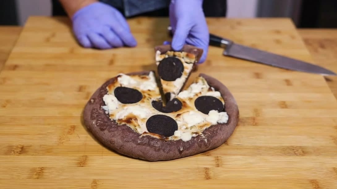 Pizza de Chocolate y Oreos