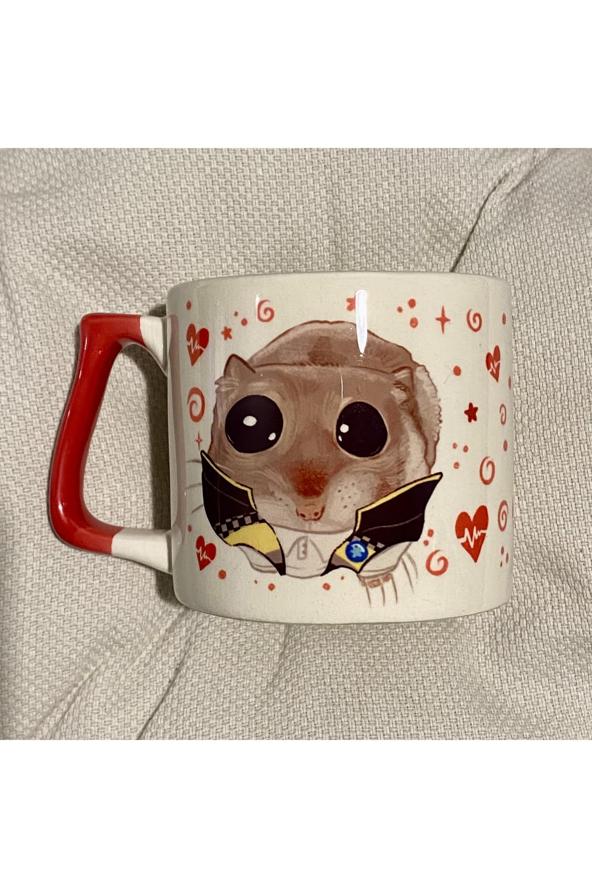 Sad Üzgün Hamster - Meslek: Sağlık Görevlisi (Paramedic) Kupa Bardak Fincan