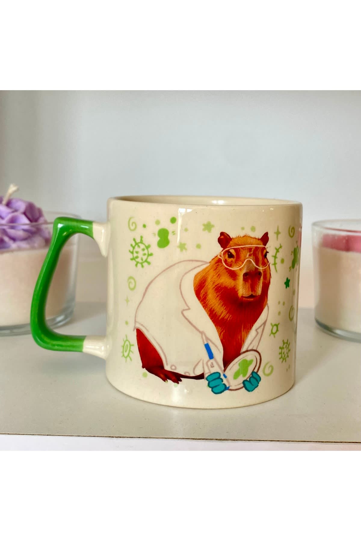 Capybara Kapibara - Meslek: Biyolog - Biologist Kupa Bardak Fincan