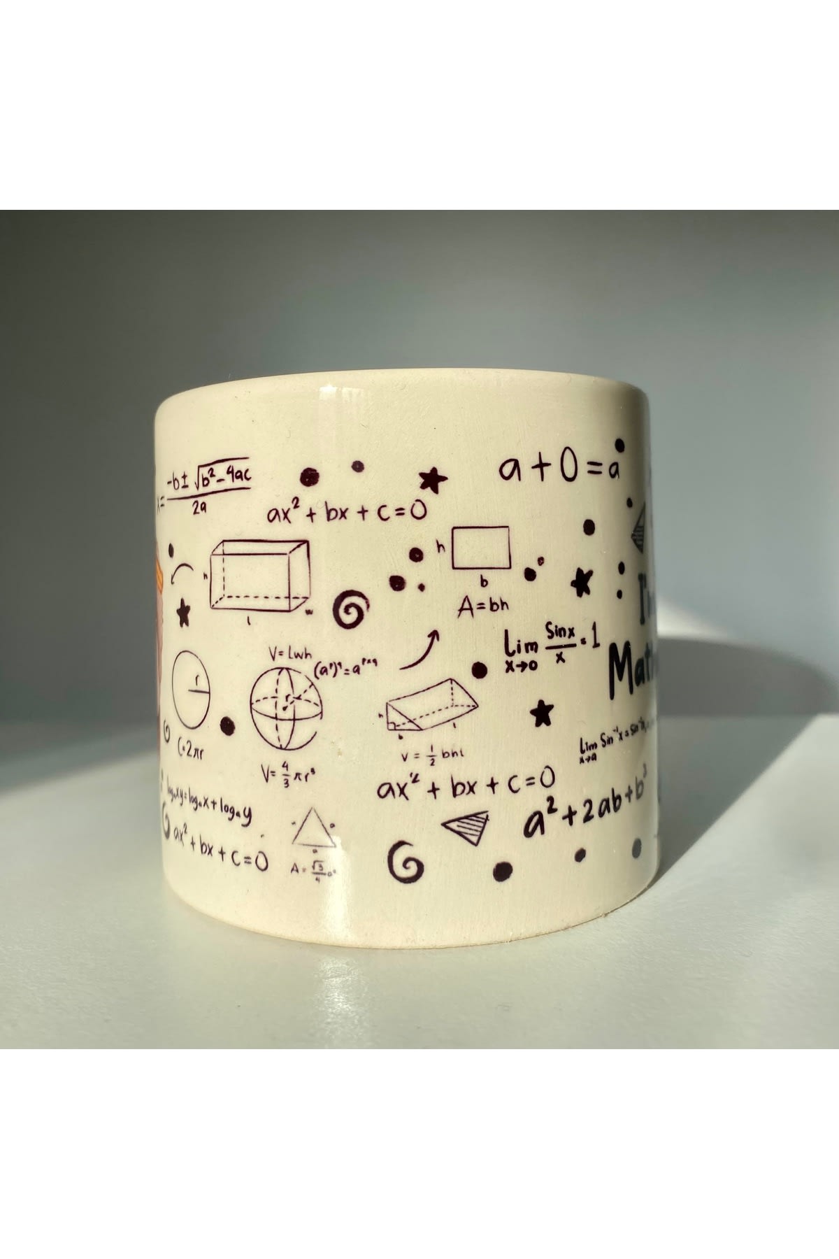 Sad Üzgün Hamster - Meslek: Matematikçi (Mathematician) Kupa Bardak Fincan görsel 2