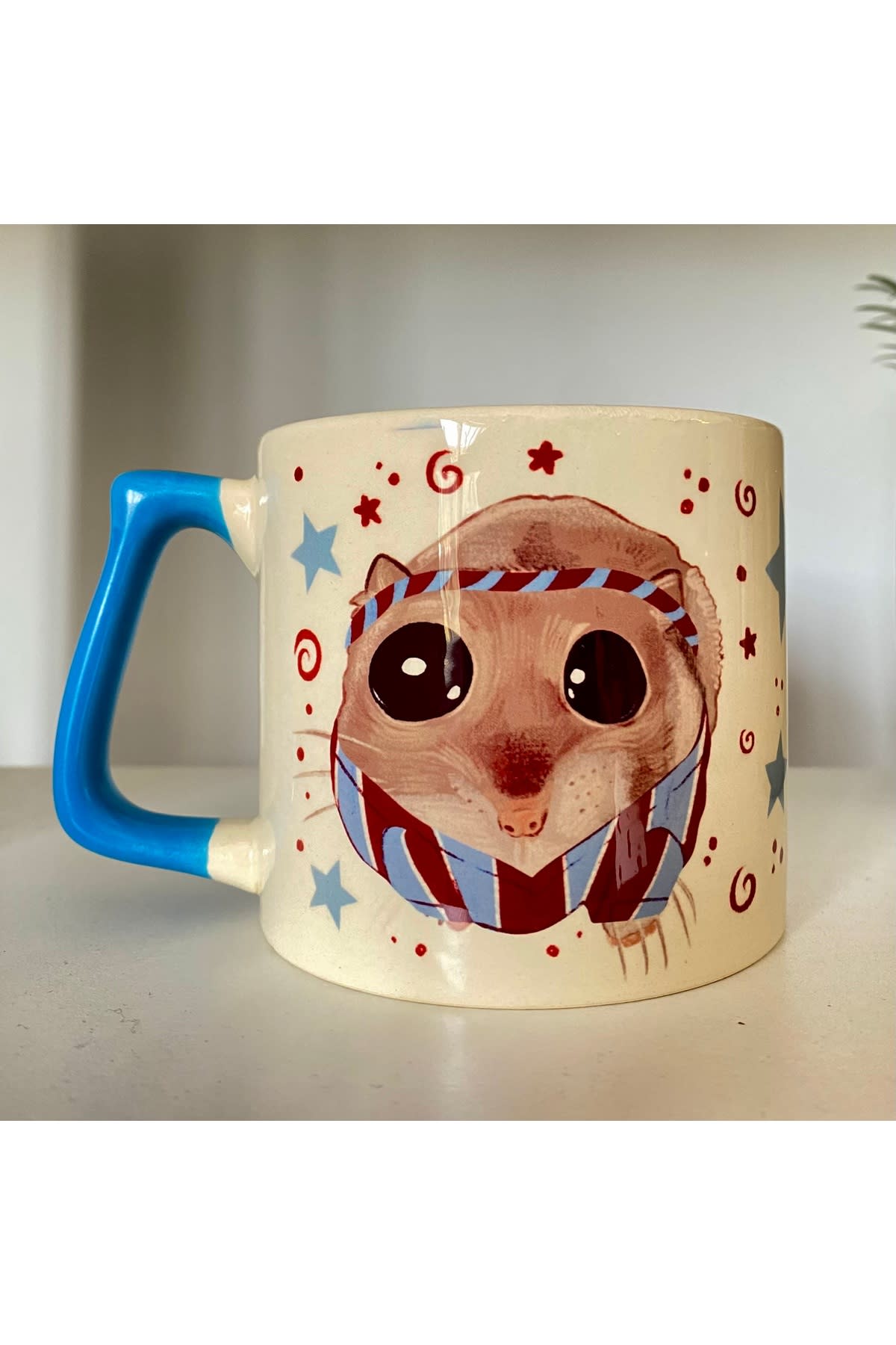 Sad Üzgün Hamster - Fanatik Futbol Kupa Bardak Fincan