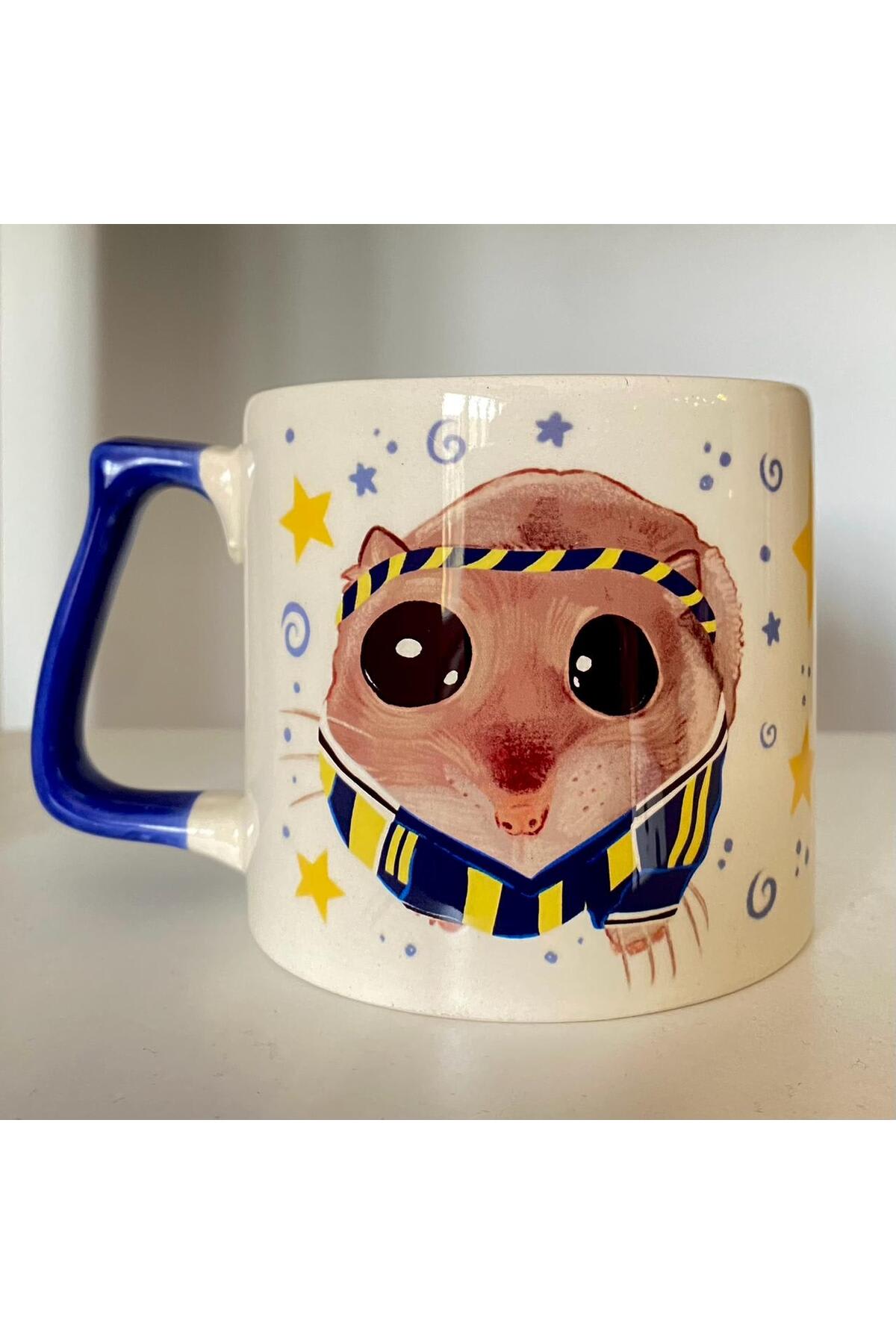 Sad Üzgün Hamster - Futbol Taraftar Fanatik Kupa Bardak Fincan