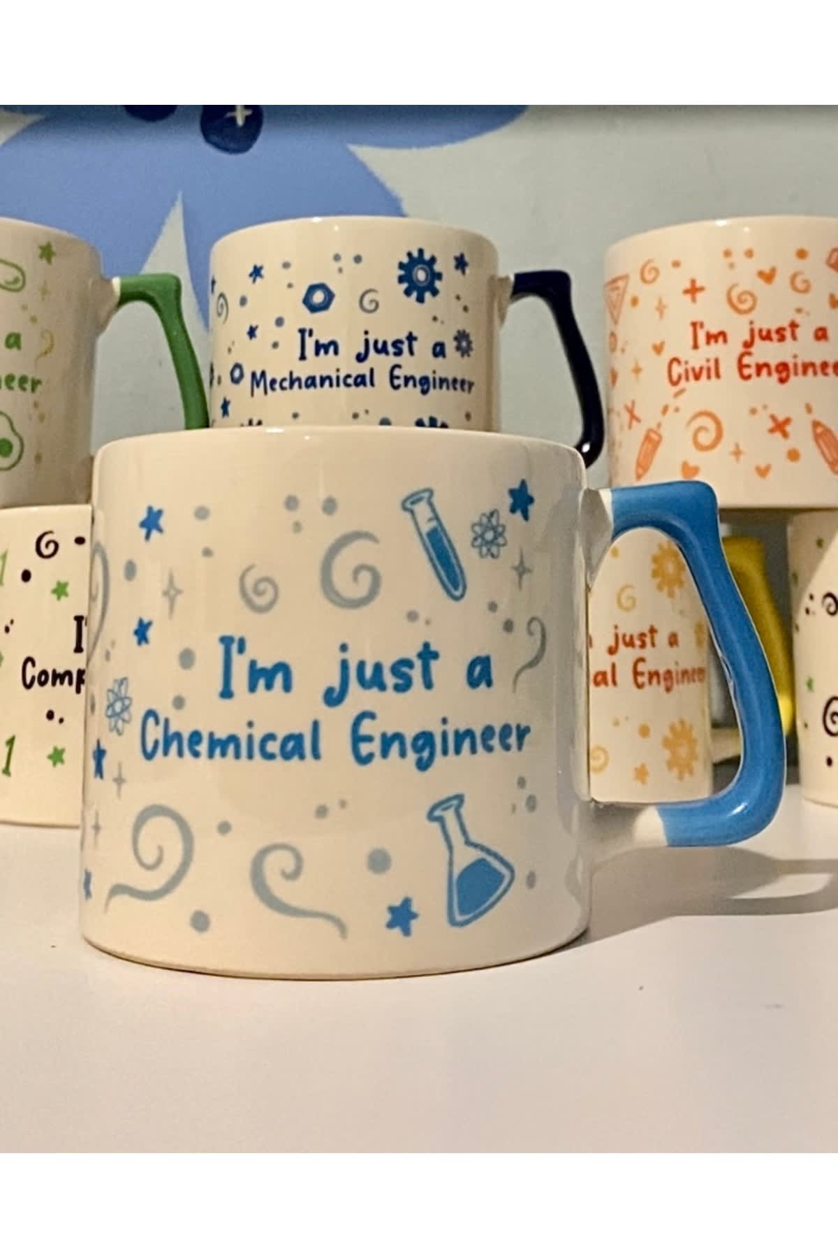 Sad Üzgün Hamster - Meslek: Kimya Mühendisi (Chemist Engineer) Kupa Bardak Fincan görsel 2