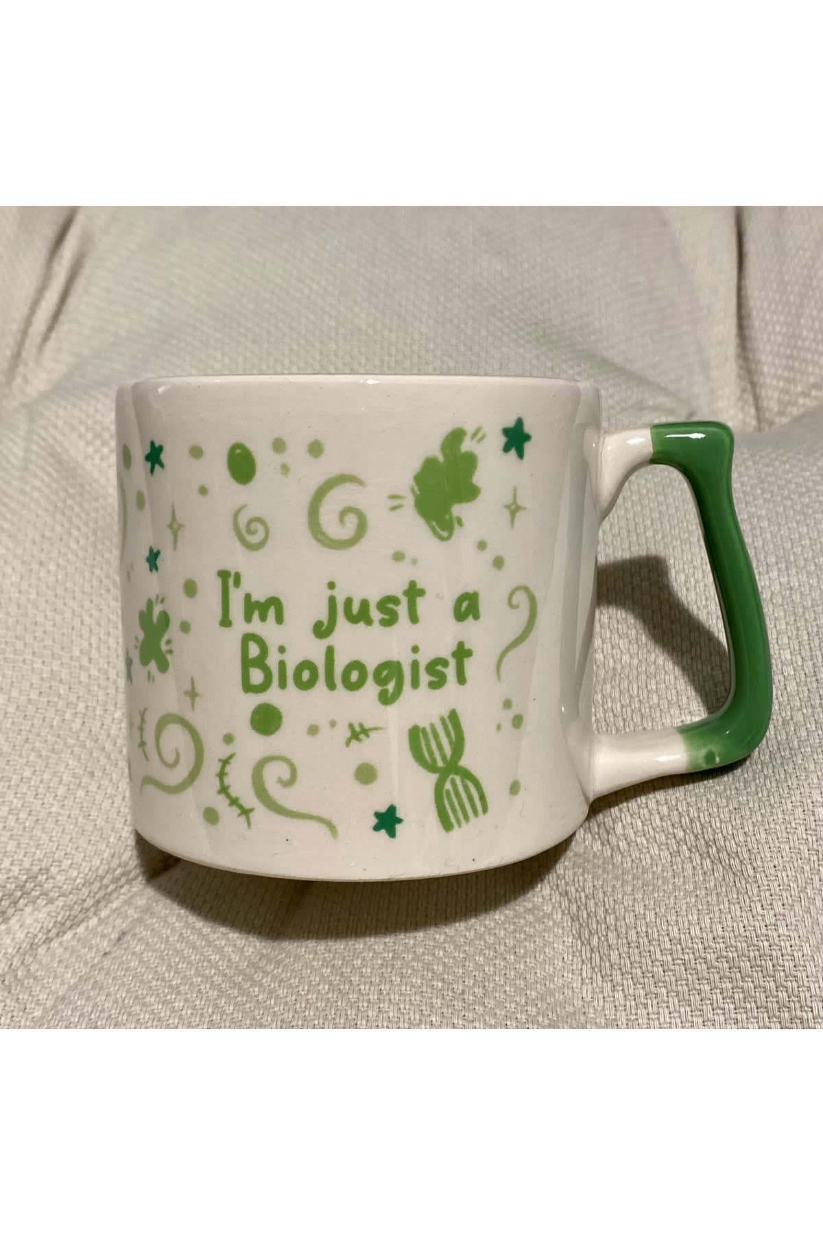 Sad Üzgün Hamster - Meslek: Biyolog - Biologist Kupa Bardak Fincan görsel 3