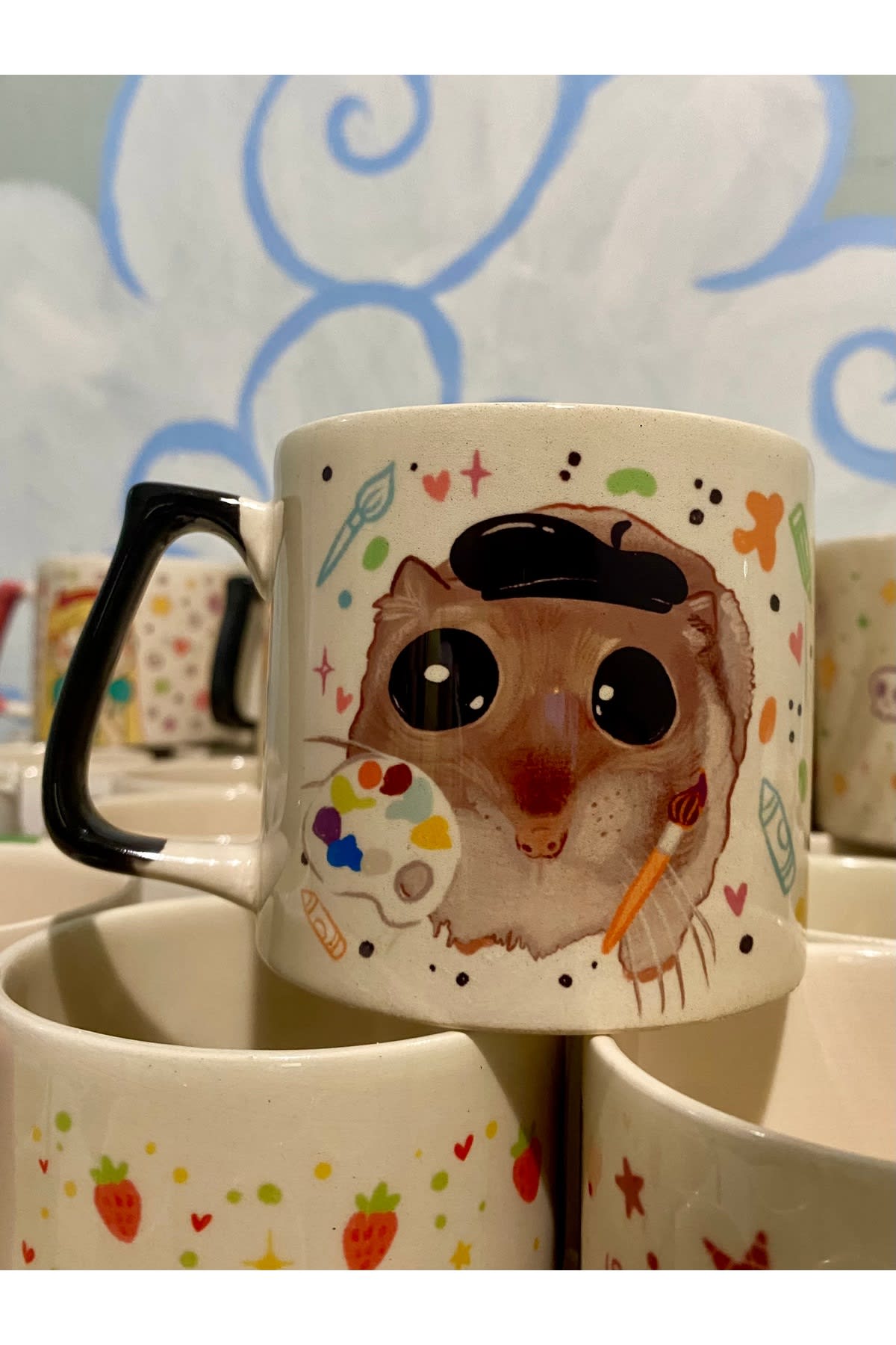 Sad Hamster Meslek: Ressam (Artist) Kupa Bardak Fincan