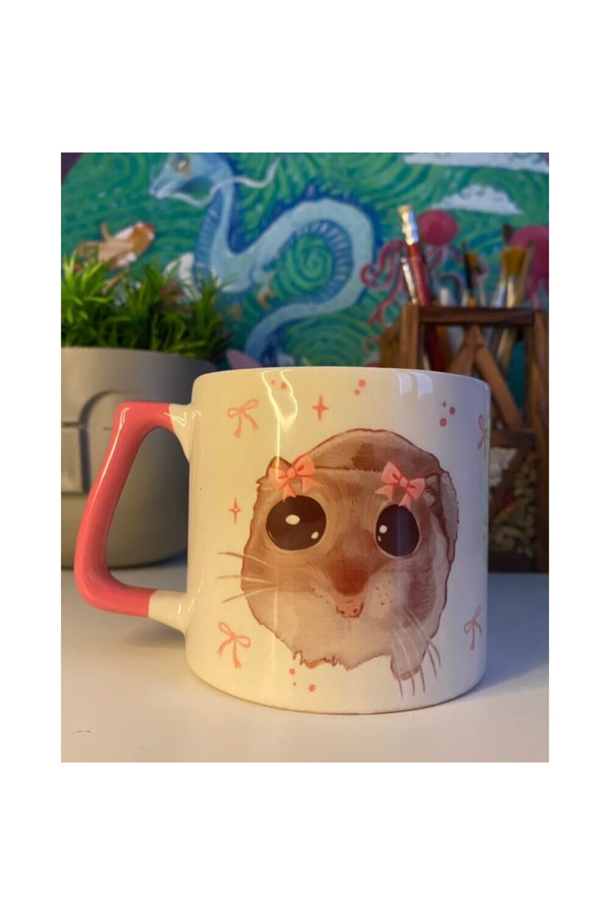 Sad Hamster I’m Just A Girl Kız Kupa Bardak Çay Kahve Fincanı