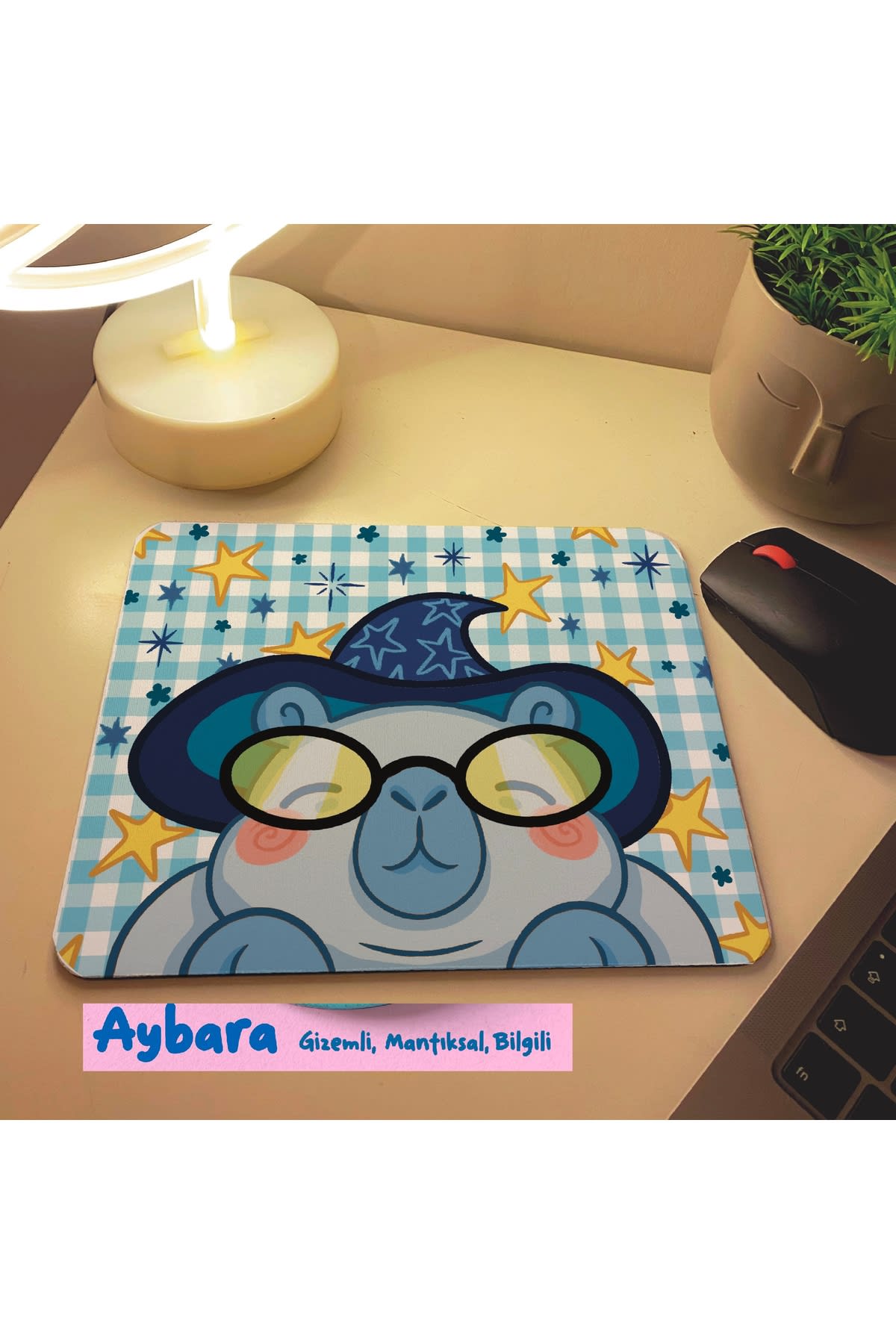 Aybara Özel Tasarım Capybara (Kapibara) Mousepad Mouse Altlığı Pad