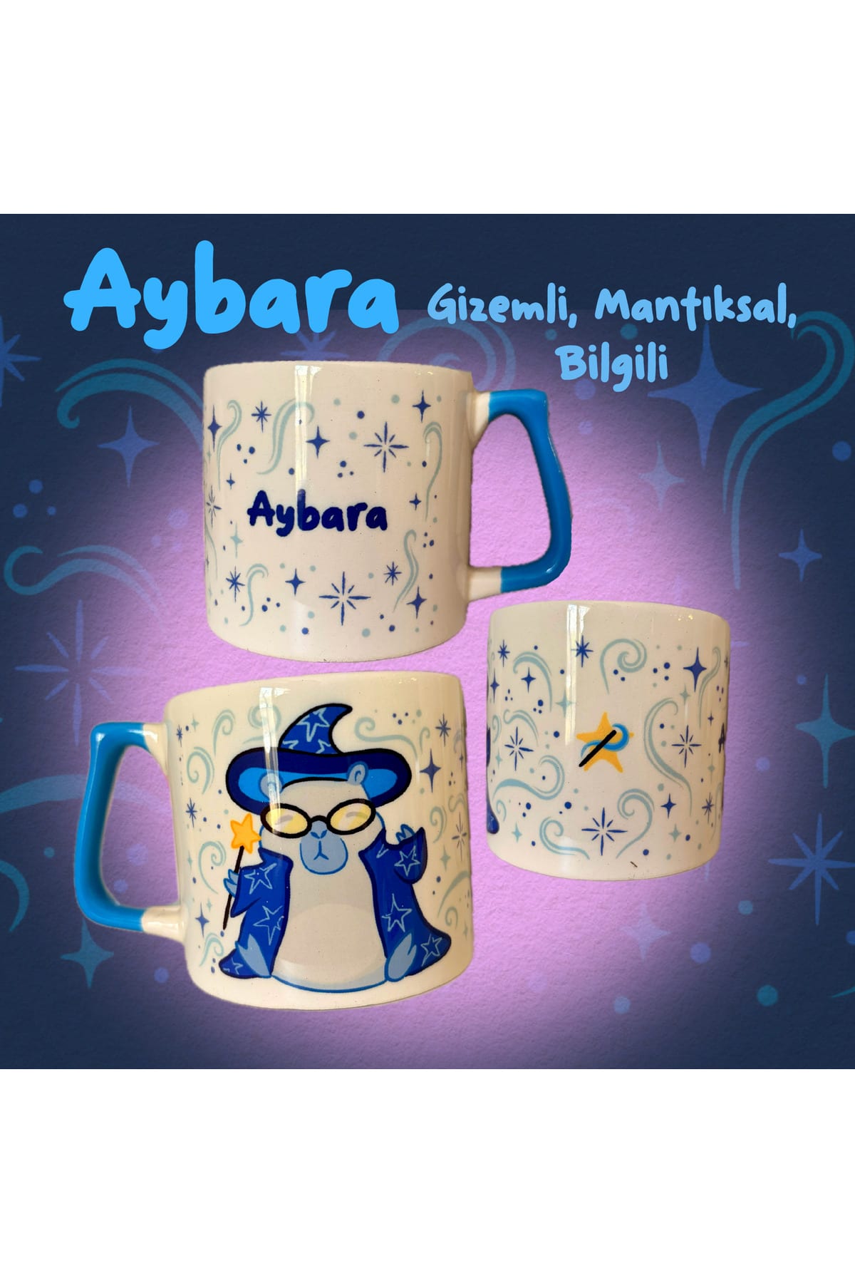 Aybara Özel Tasarım Capybara (Kapibara) Kupa Fincan Bardak