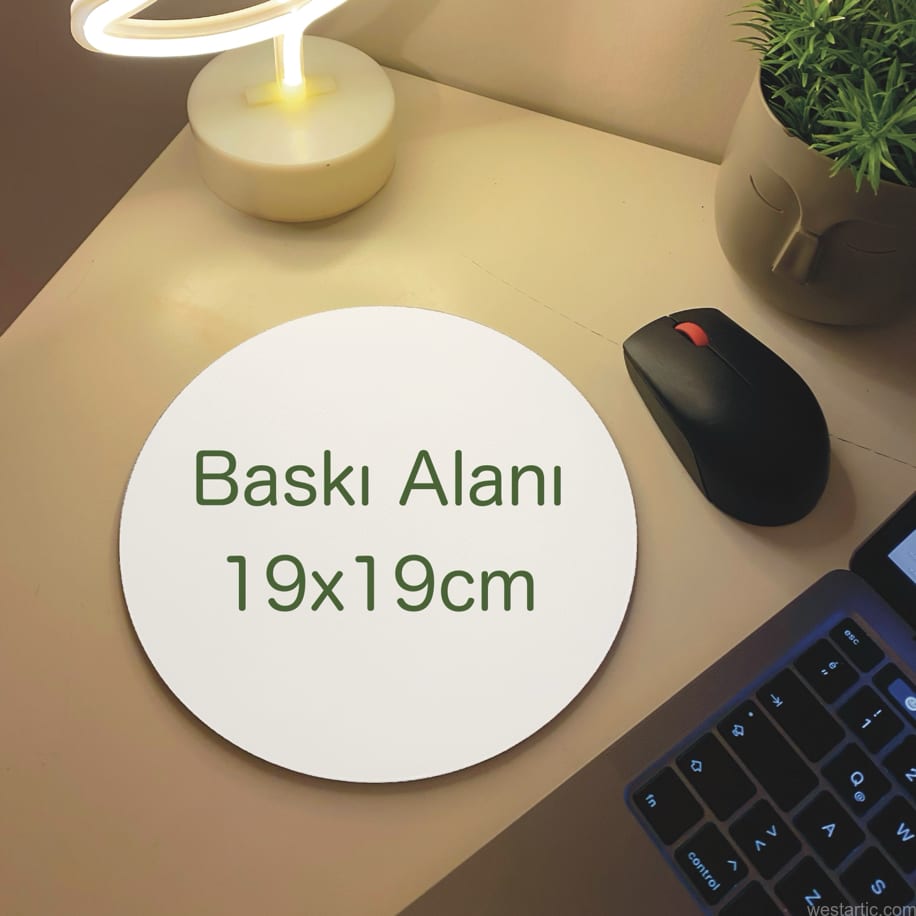 Tasarladığınız / İstediğiniz Baskılı Özel Kişisel Yuvarlak Mousepad Mouse Pad Altlığı 