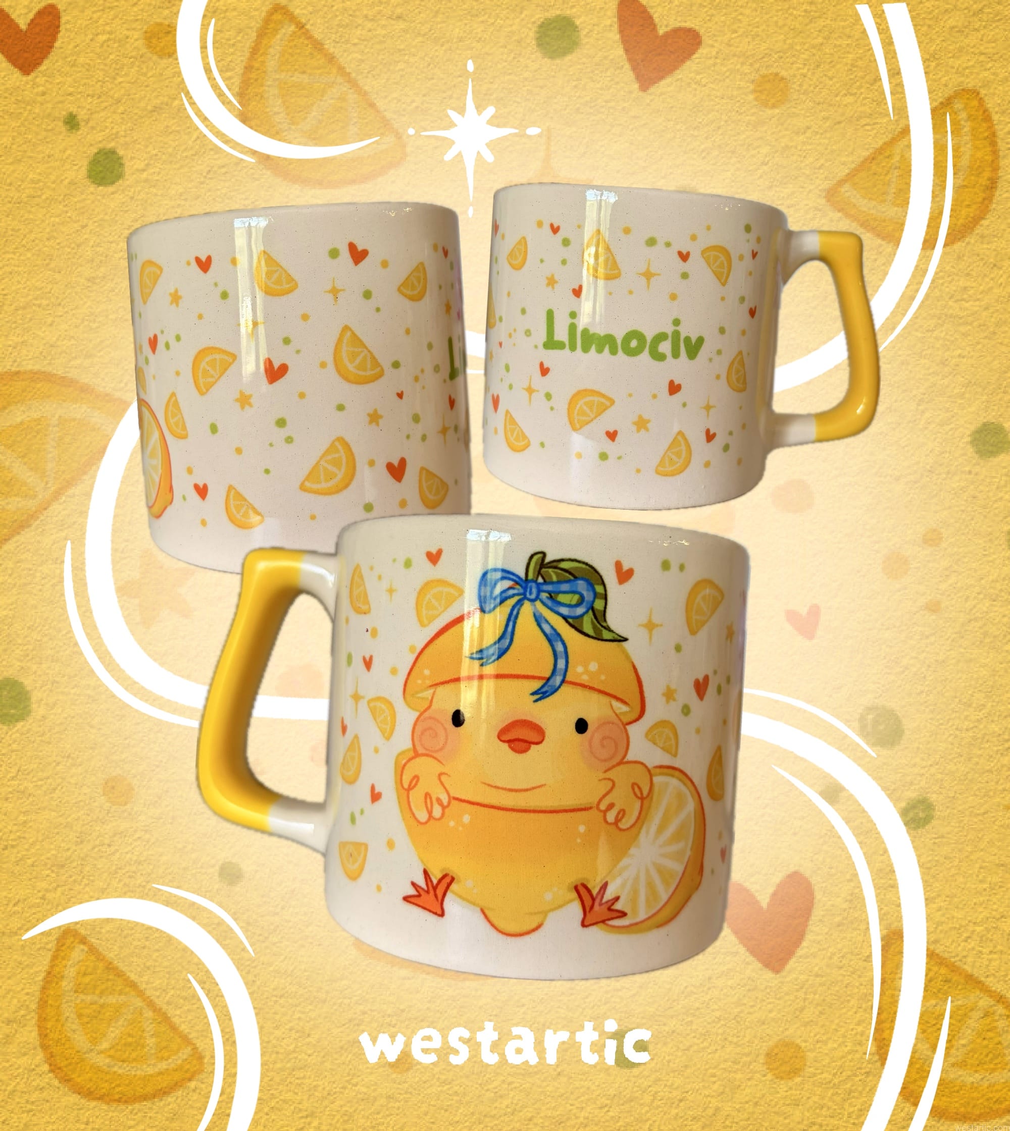 Westartic baskılı kupa ürünleri