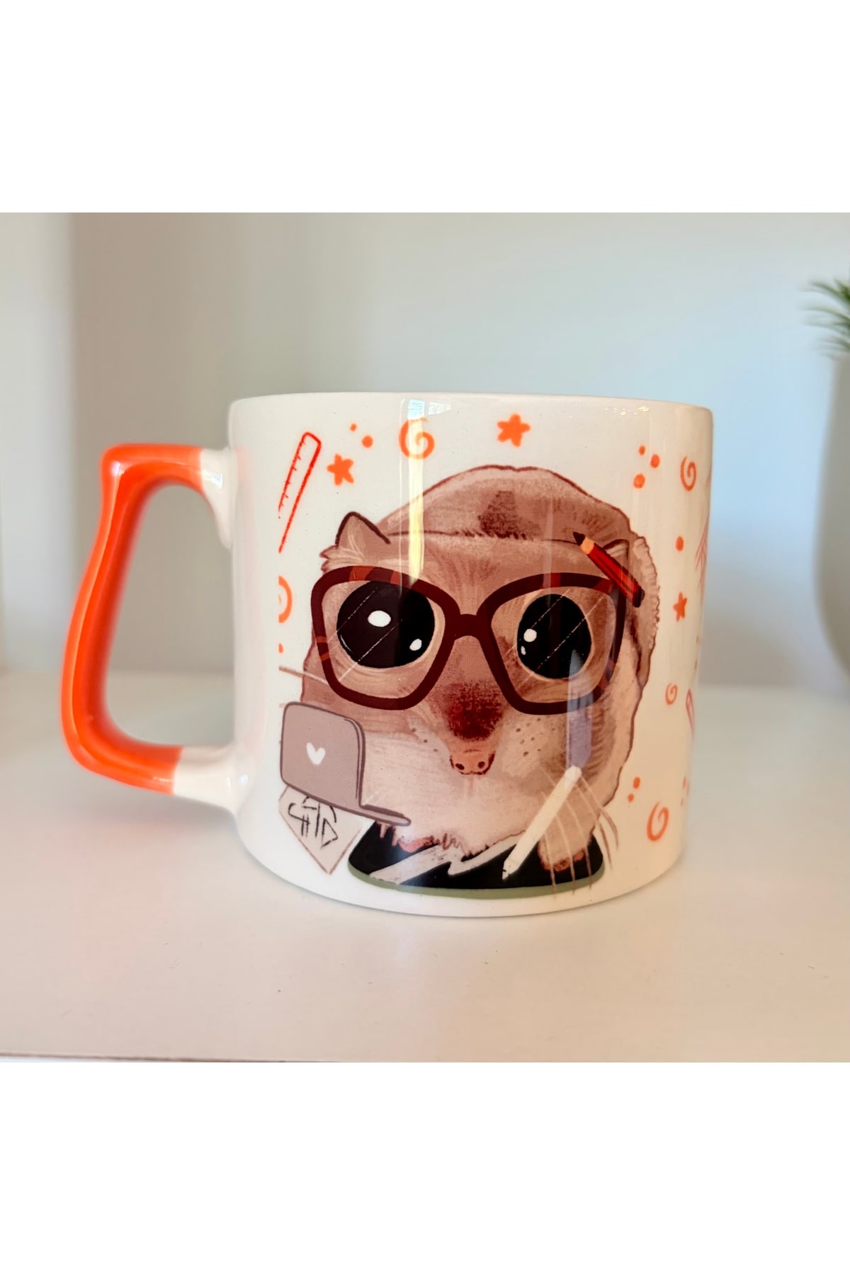 Sad Üzgün Hamster - Meslek: Endüstriyel Tasarımcı Kupa Bardak Fincan