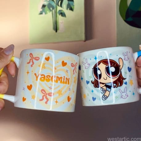 PowerPuff Girls - KİŞİSEL ÖZEL TASARIM Kupa görsel 2