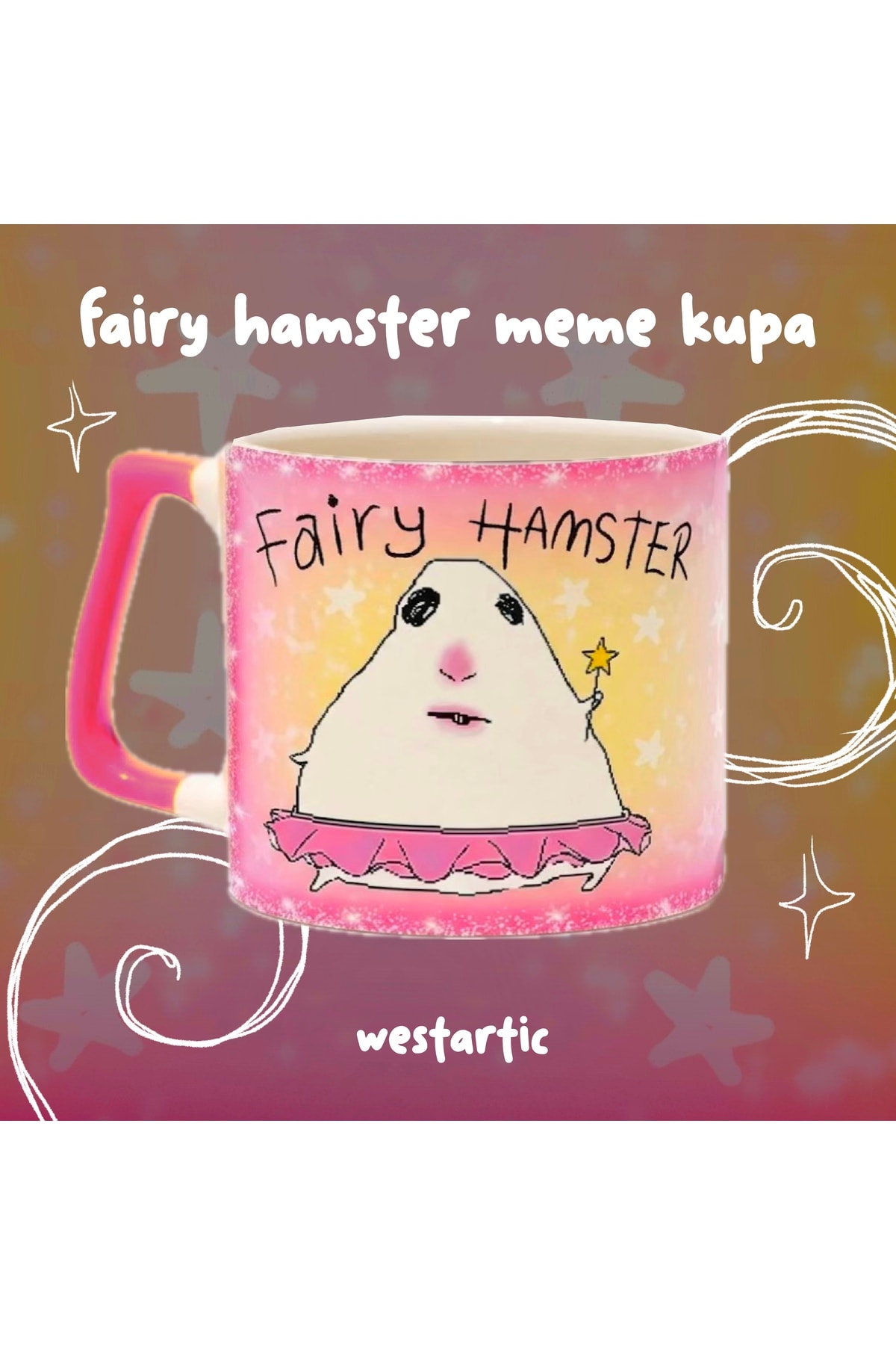 prenses peri fairy hamster Kupa Bardak Fincan