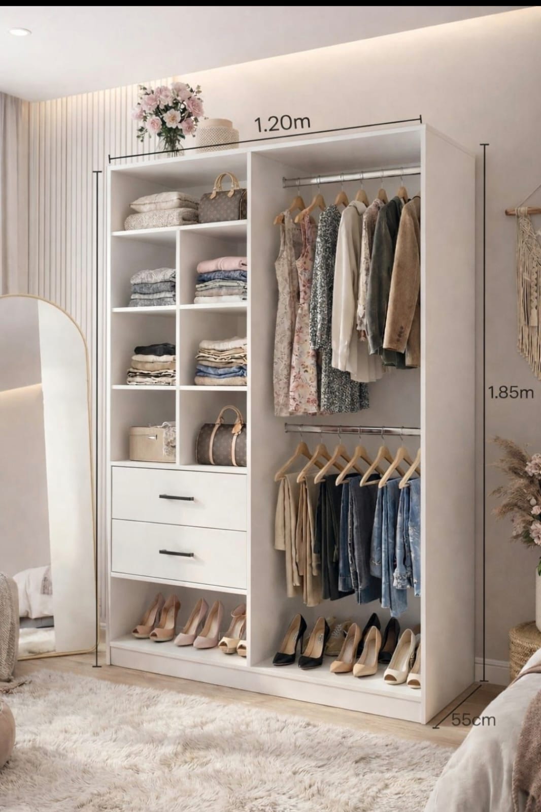 Vestidor blanco - imagen 1