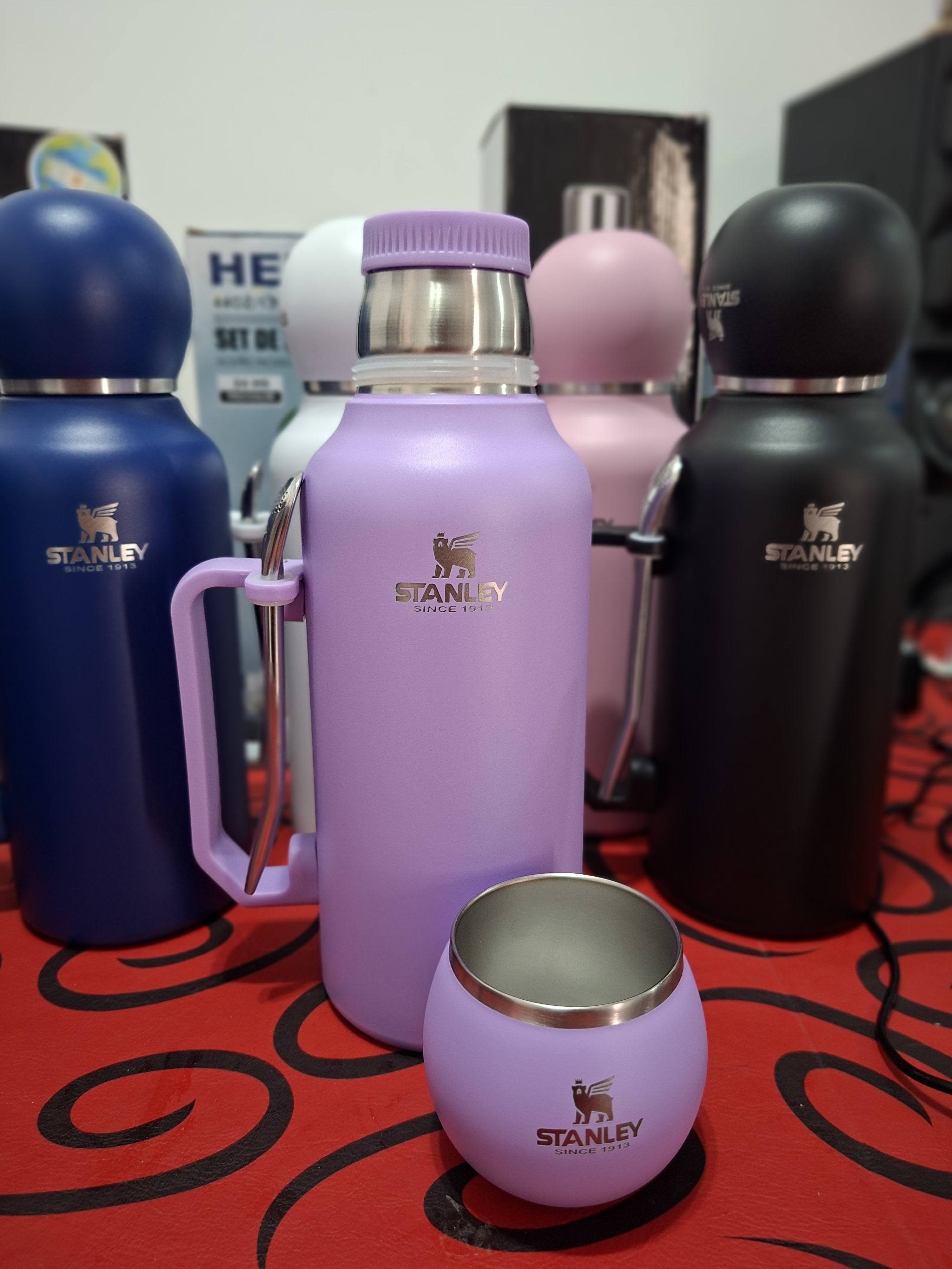 Termo con Bocha Lila - imagen 1