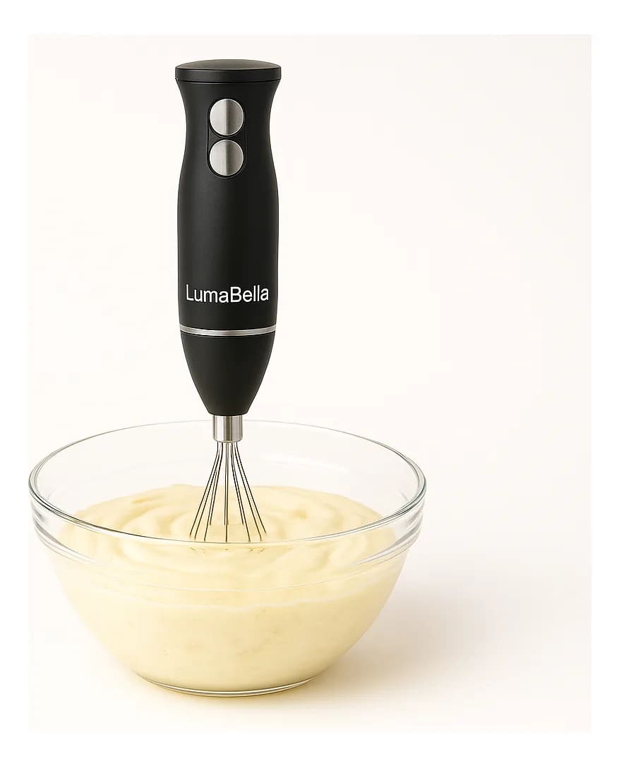 Mixer Lumabella B-2023 4 En 1 500w Minipimer Picadorabatidor Negro - miniatura 5