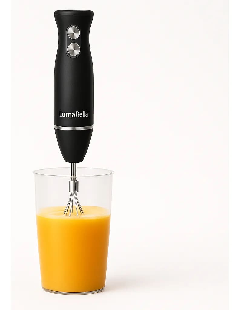 Mixer Lumabella B-2023 4 En 1 500w Minipimer Picadorabatidor Negro - miniatura 6