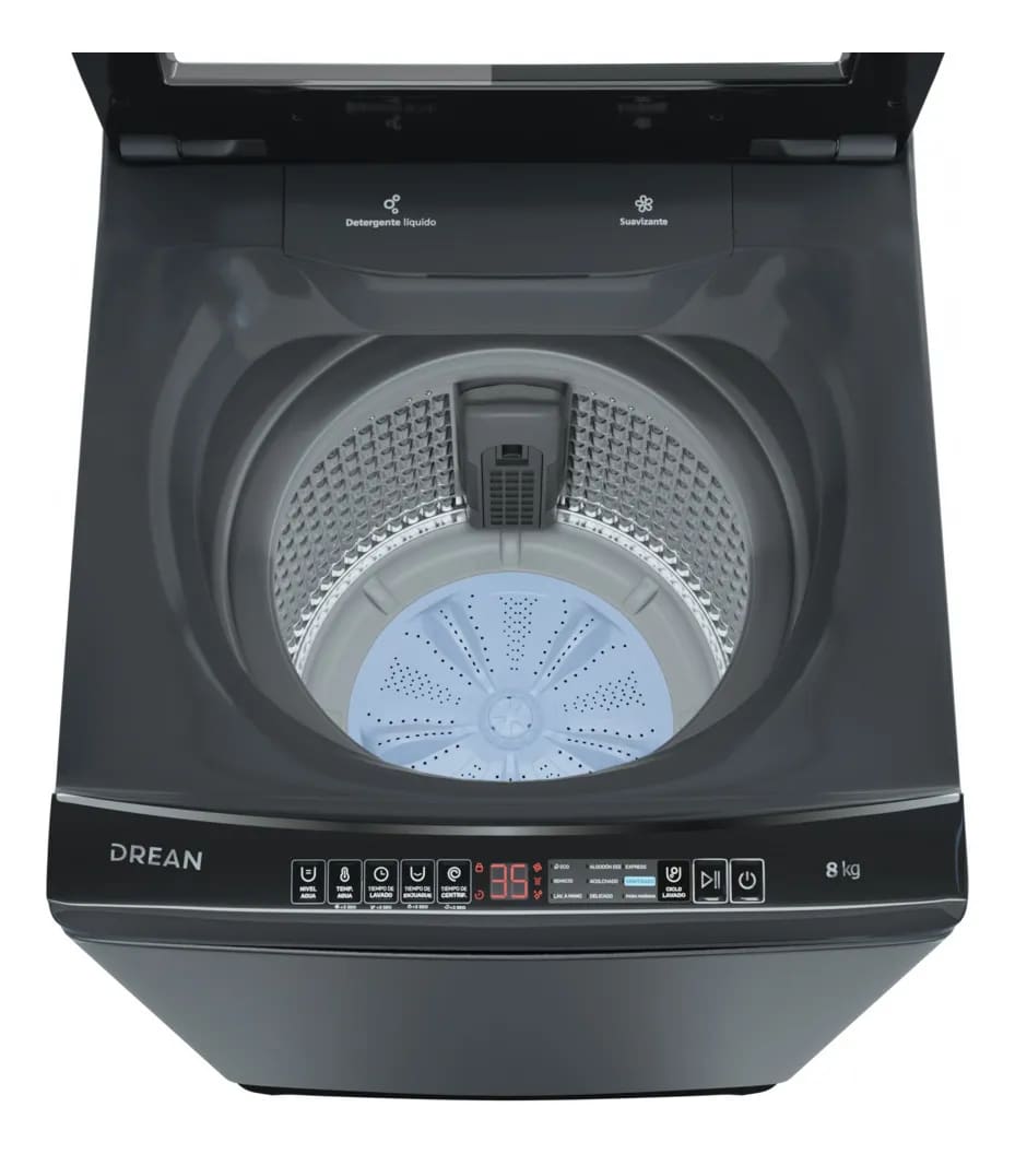 Lavarropas Carga Superior 8 Kg Gris Drean Lpdr0865iLG - miniatura 8