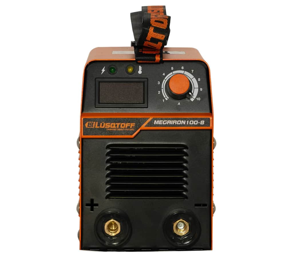 Soldadora Inverter 105 Amp Con Display Digital Lusqtoff Color Naranja IRON100-8 - miniatura 2