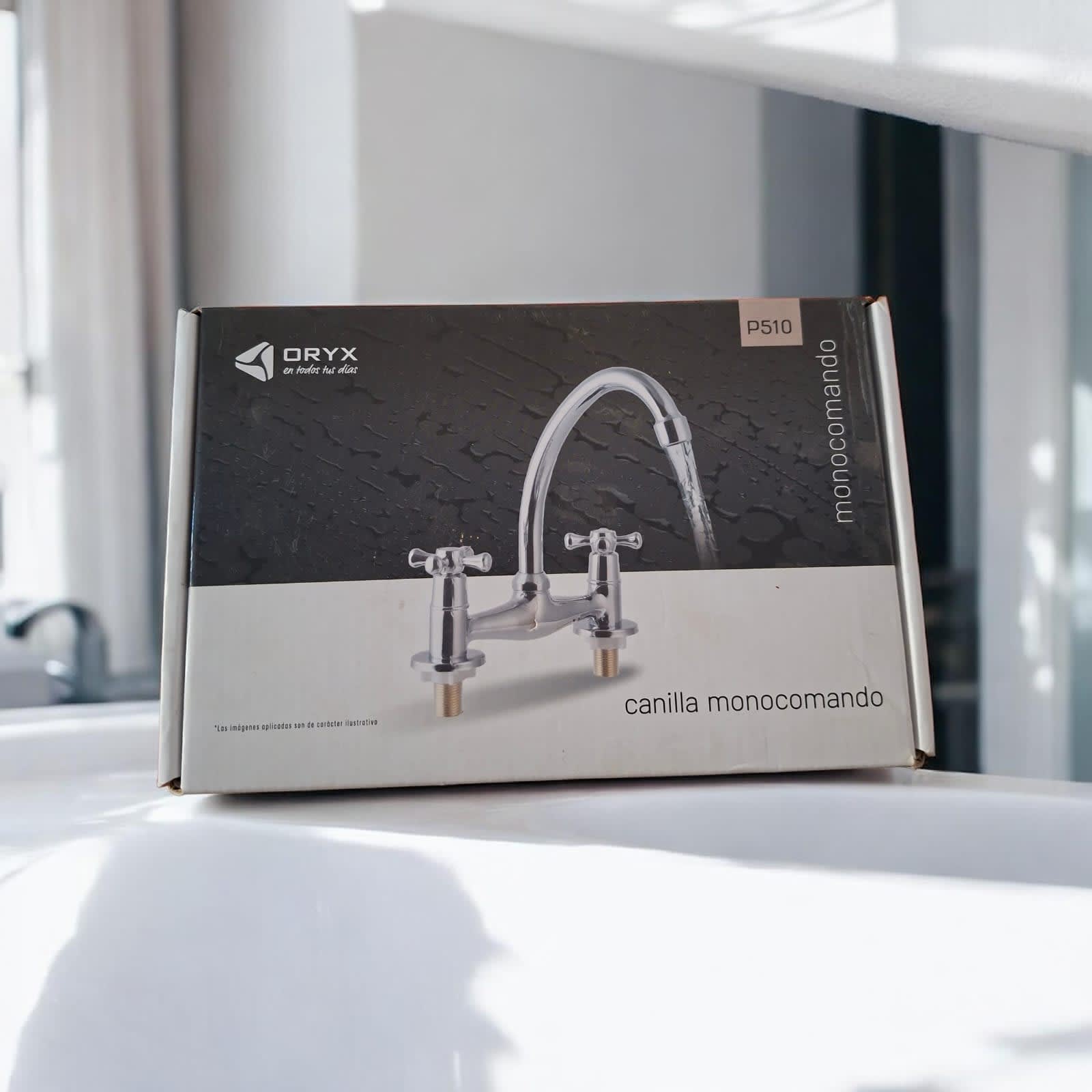 Canilla monocomando ORYX para baño