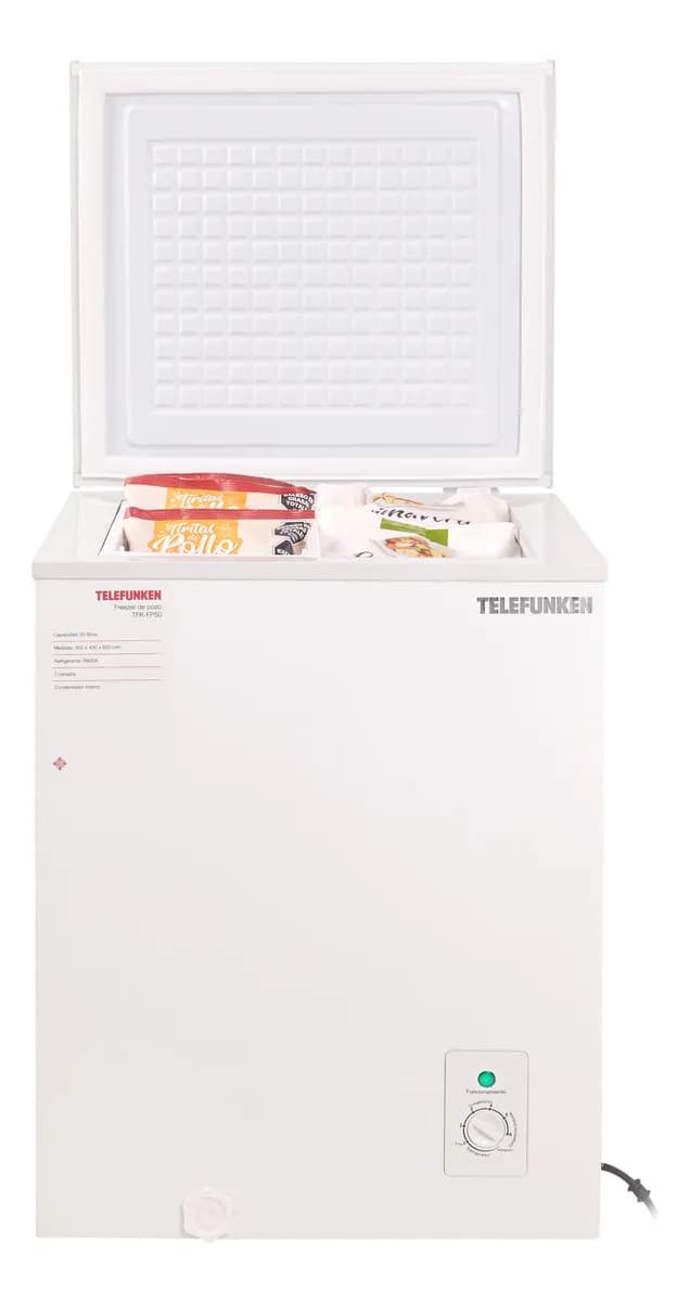 Freezer De Pozo Tfk-fp50 50 Litros Telefunken Color Blanco - miniatura 3