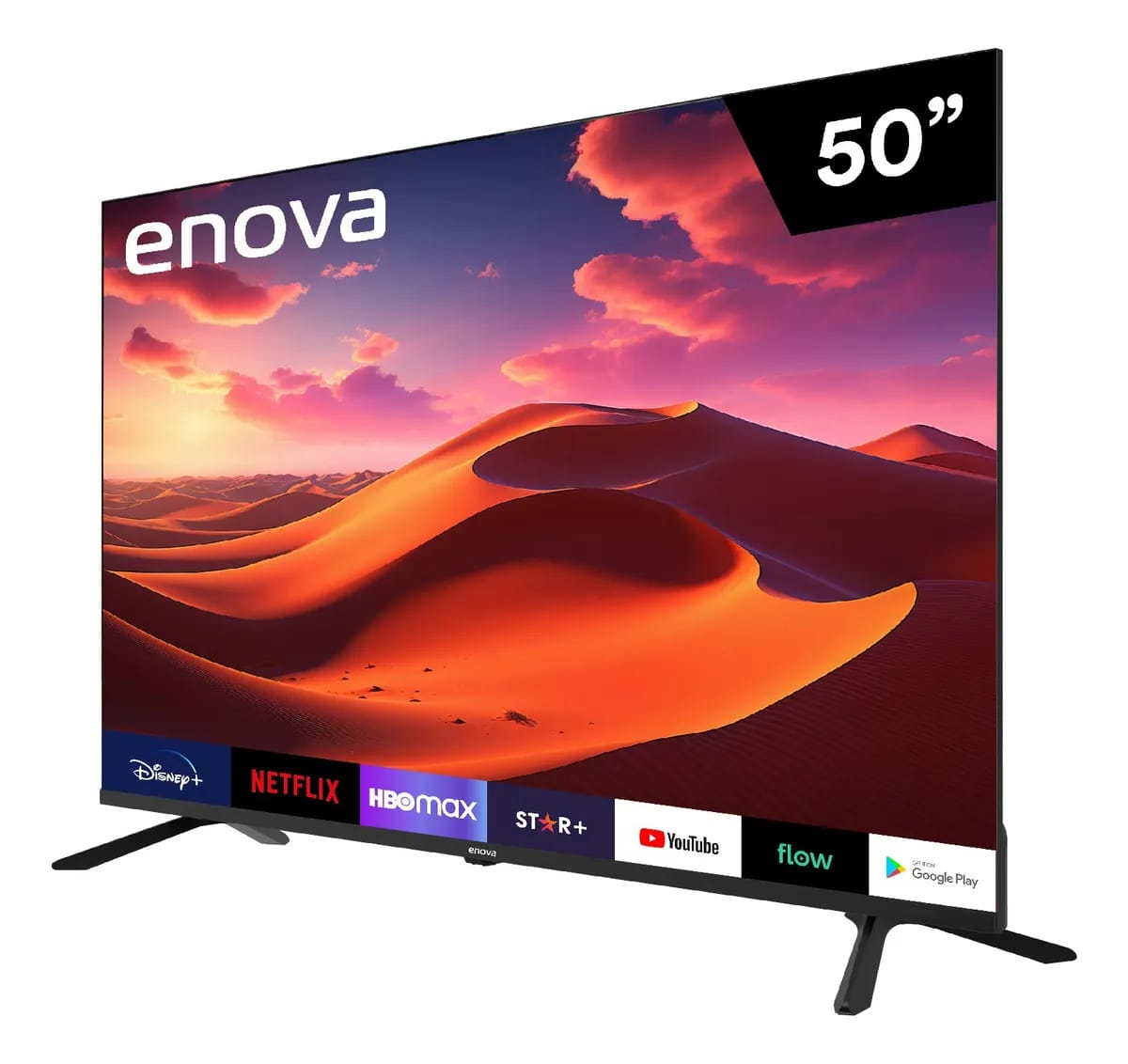 Smart Tv 50 Pulgadas 4k Ultra Hd Google Tv Wifi Frameless Enova - miniatura 2