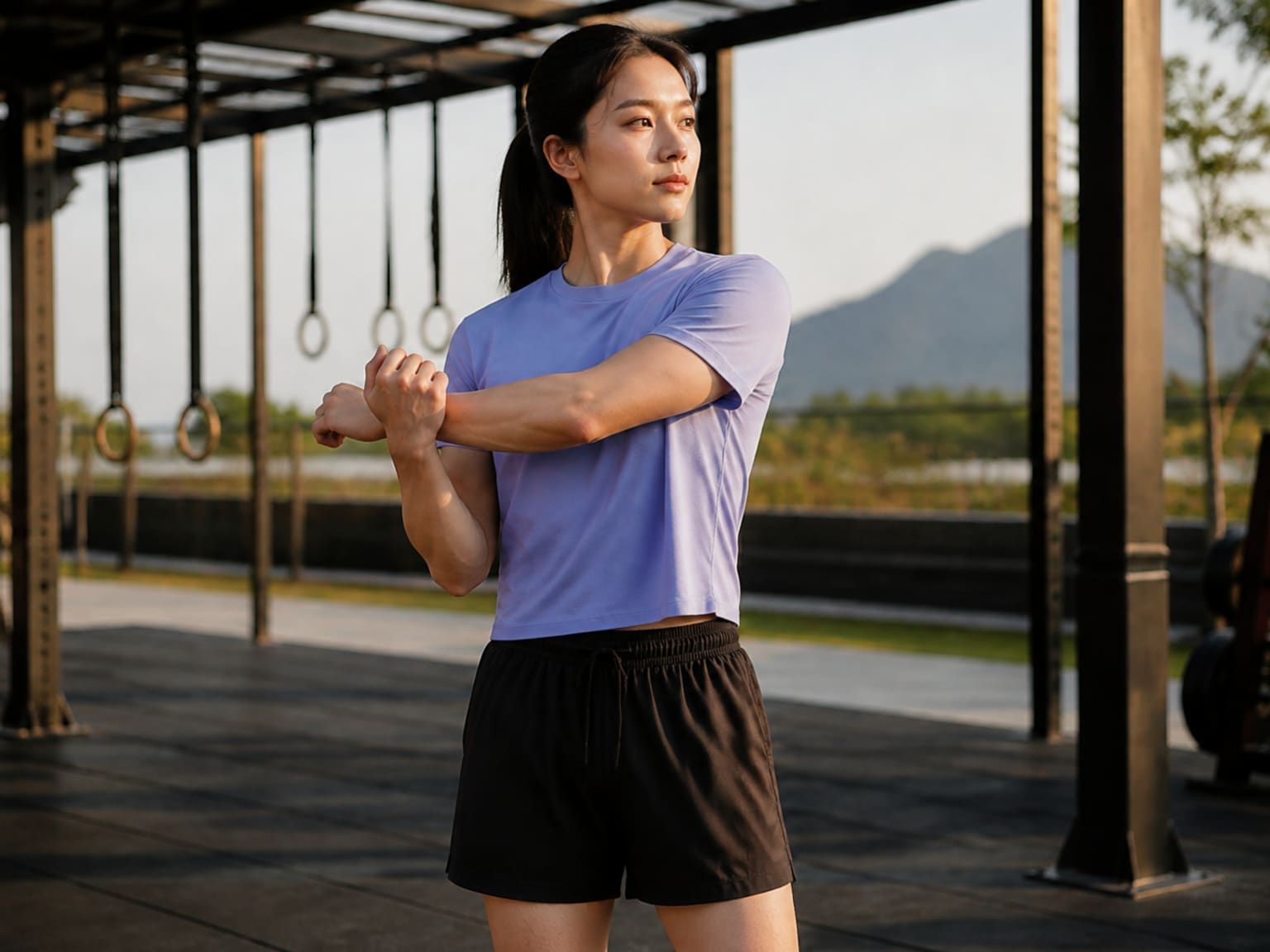 午間運動:揮灑汗水,享受沁涼暢快