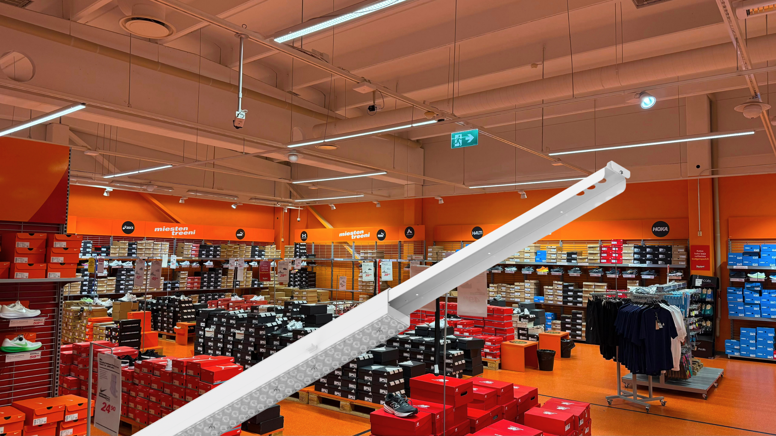 Linear IP20 käyttökohteessa