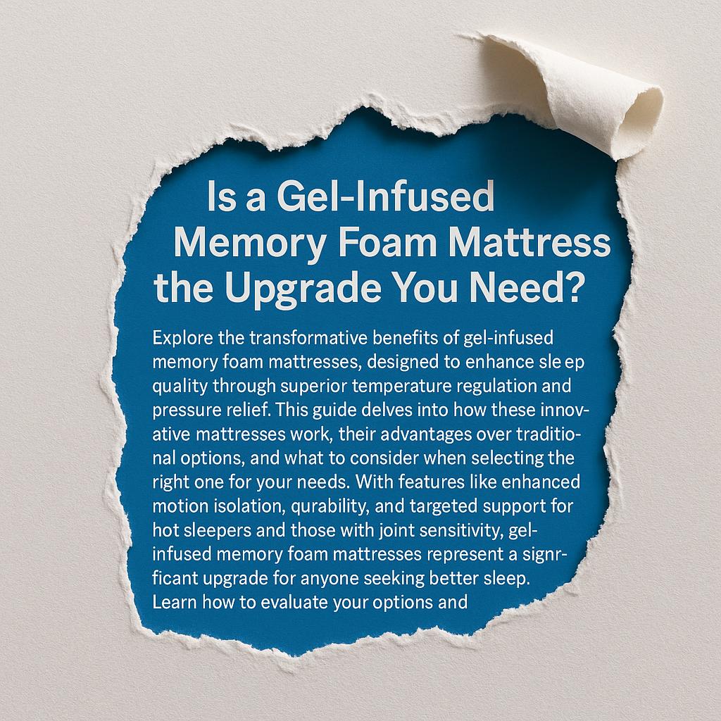 gel-infused memory foam mattress, best gel memory foam, cooling memory foam mattress, memory foam benefits, mattress for hot sleepers, foam mattress reviews, temperature regulating mattress, temperature control mattress, pressure relief mattress, mattress upgrade