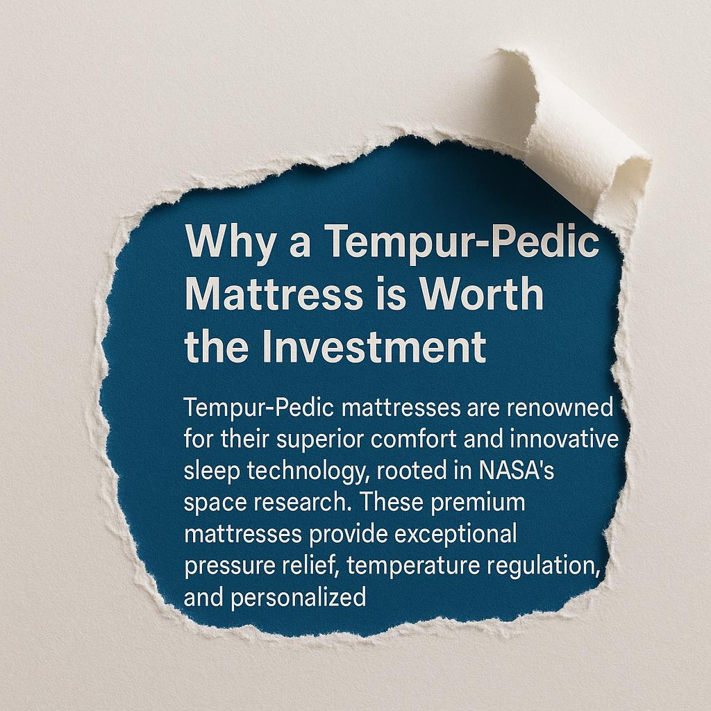 Tempur-Pedic mattress, memory foam mattress, benefits of Tempur-Pedic, Tempur-Pedic reviews, luxury mattress, mattress investment, mattress durability, pressure relief mattress, sleep quality improvement, best mattress brands