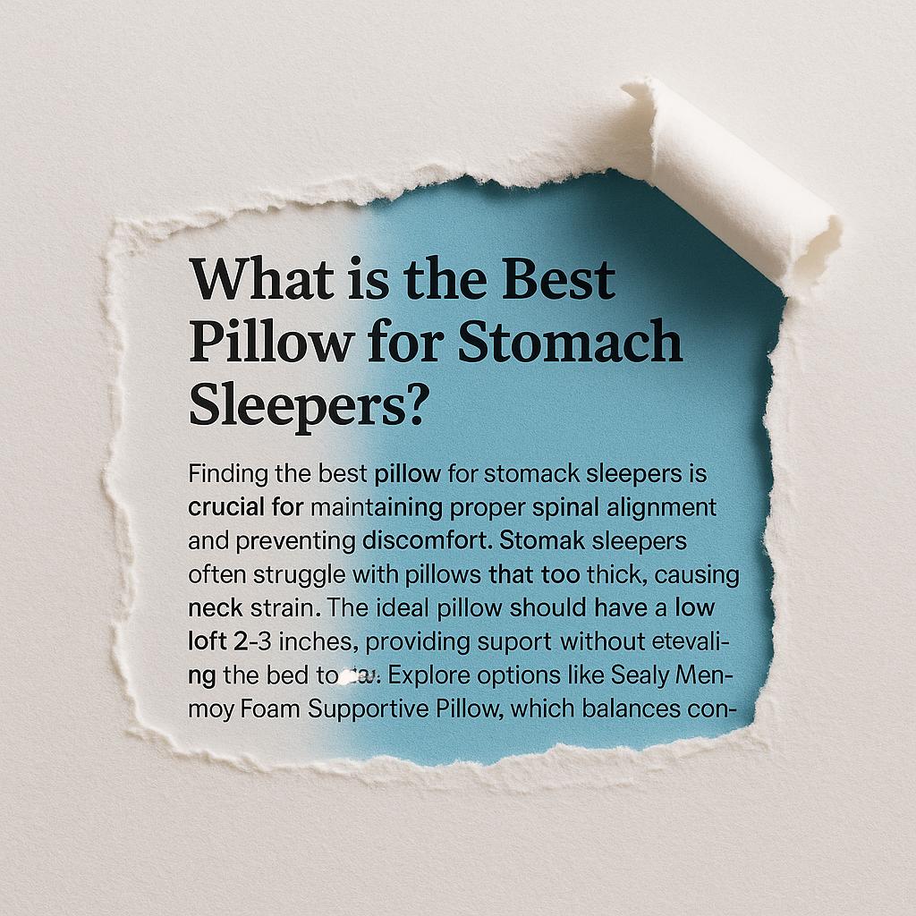 best stomach sleeper pillow, pillow for stomach sleepers, thin stomach sleeper pillow, low loft pillow, memory foam stomach pillow, flat pillow stomach sleepers, soft pillow stomach sleepers, down pillow stomach sleepers