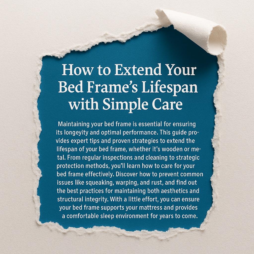 bed frame care, bed frame maintenance, extend bed frame lifespan, bed frame cleaning, bed frame protection, bed frame upkeep, prevent bed frame damage, wooden bed frame care, metal bed frame maintenance