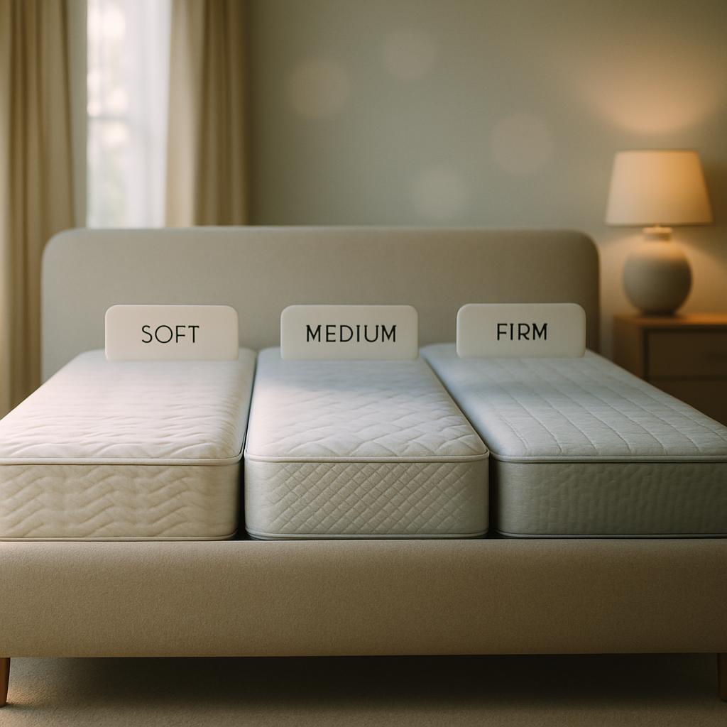 Learn how to choose the right mattress firmness for better sleep quality based on your body type and sleep position.