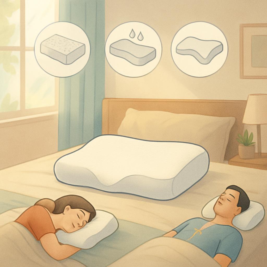 Shop for the best pillows for neck pain and learn how to choose the right support for a restful sleep.