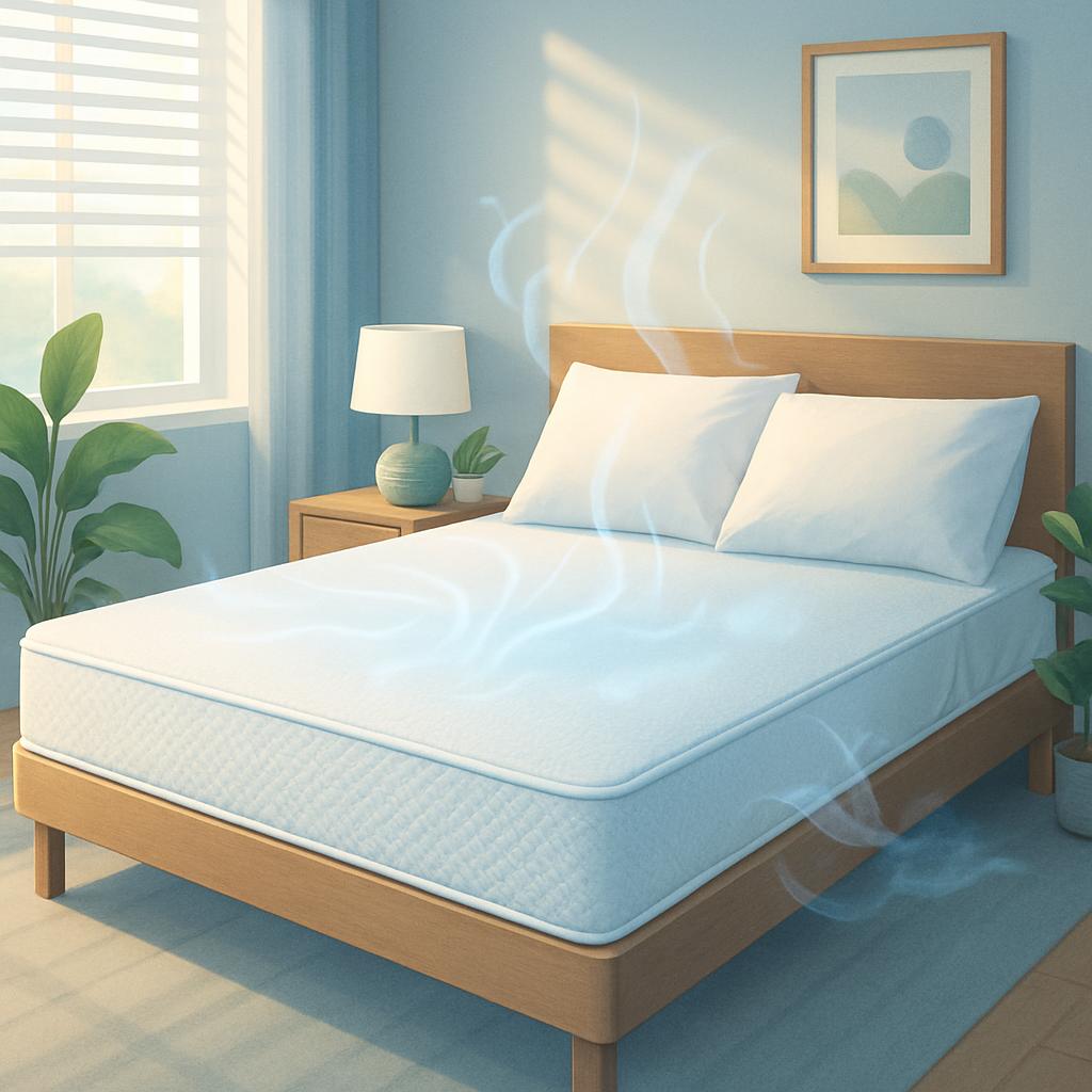 Shop breathable mattress protectors for cool, comfortable sleep and allergy protection.