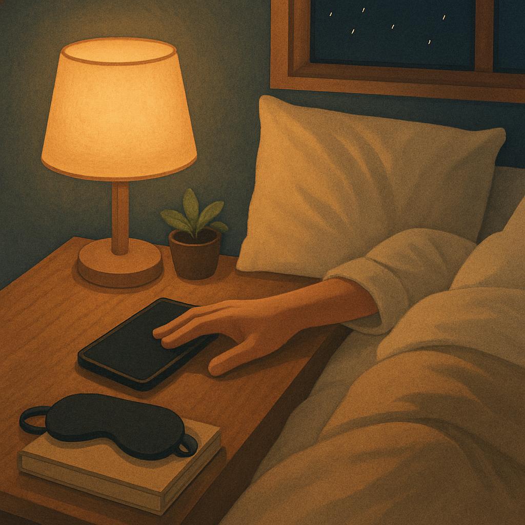 sleep hygiene, bedtime routine, screen time before bed, blue light and sleep, reduce screen time, improve sleep quality, digital detox, electronics before bed, tech curfew, phone sleep disruption
