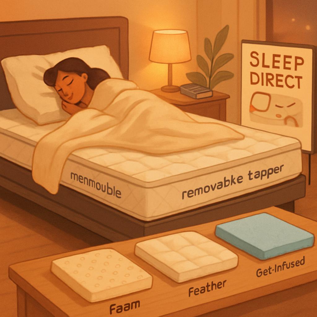 mattress topper, best mattress topper, medium firm mattress, Sleep Direct mattress, how to firm mattress, adjust mattress firmness, mattress hacks, how to soften mattress, add mattress topper, mattress firmness guide