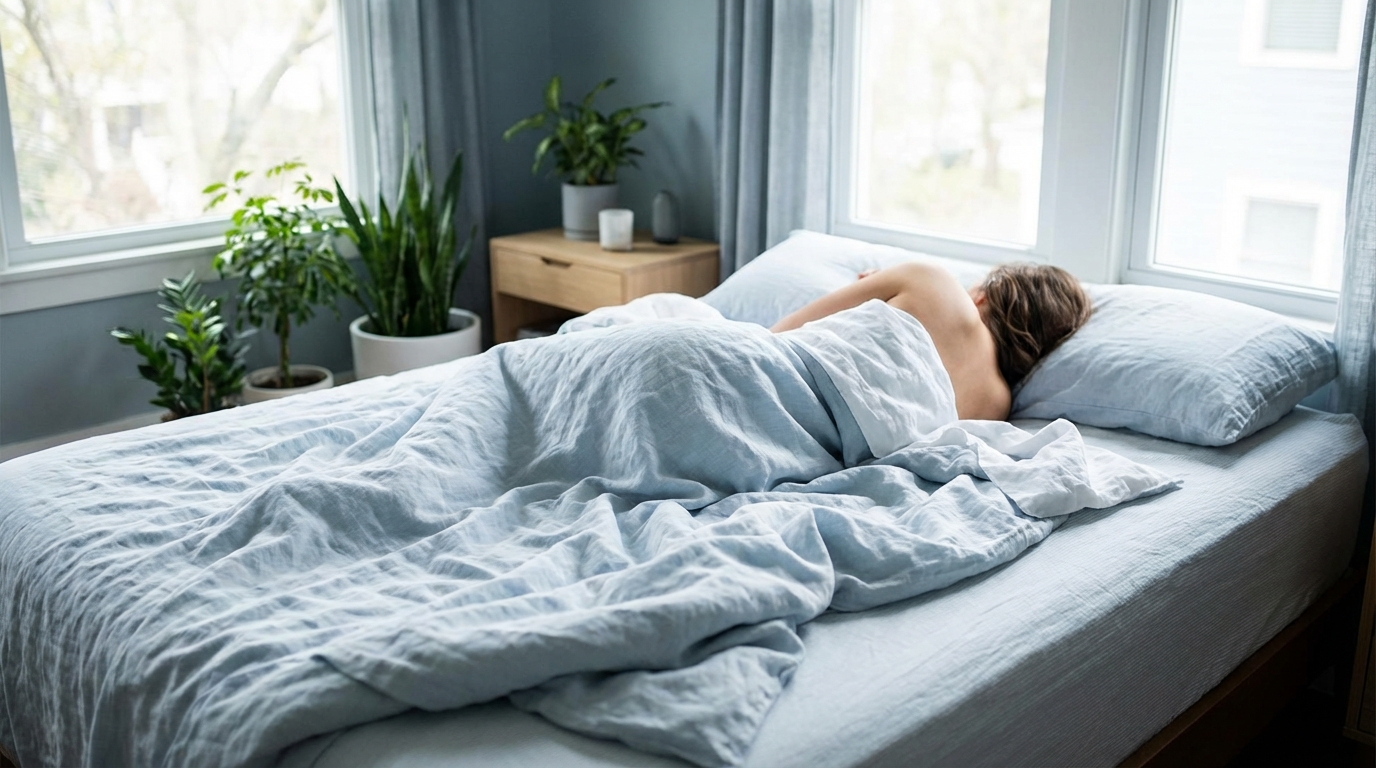 Cool, comfortable sleep on a the measurements of a queen size mattress