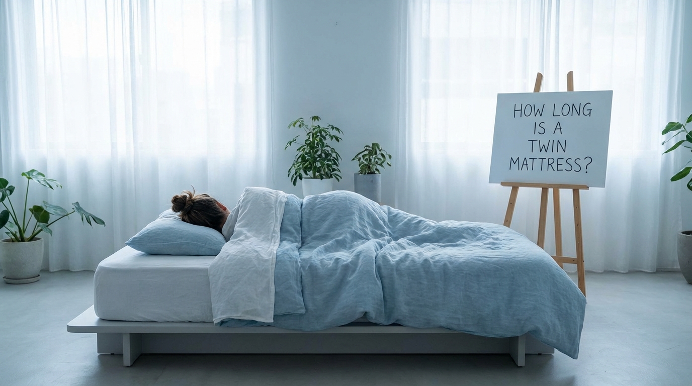 Cool, comfortable sleep on a how long is a twin mattress